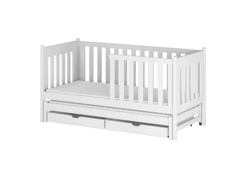 KAJA 80x200 blanc lit gigogne Lano Meubles