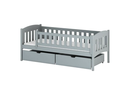 GUCIO 90x190 gris lit enfant simple Lano Meubles