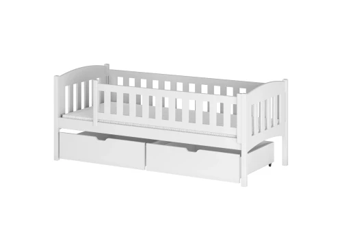 GUCIO 90x190 blanc lit enfant simple Lano Meubles