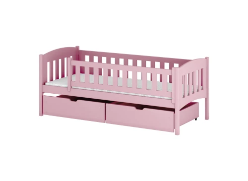 GUCIO 80x180 rose lit enfant simple Lano Meubles
