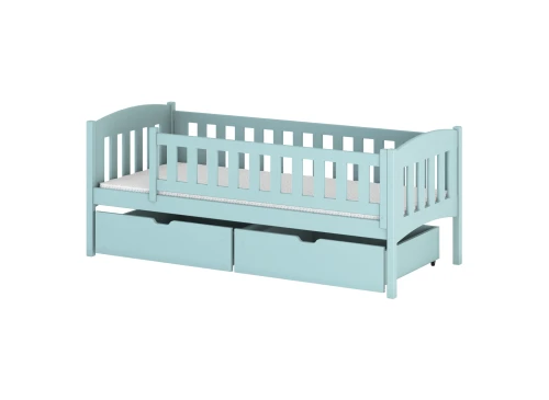 GUCIO 90x180 bleu lit enfant simple Lano Meubles