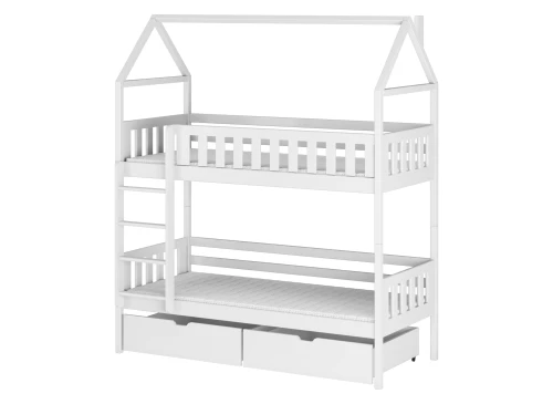 GAJA 80x190 blanc lit superposé Lano Meubles