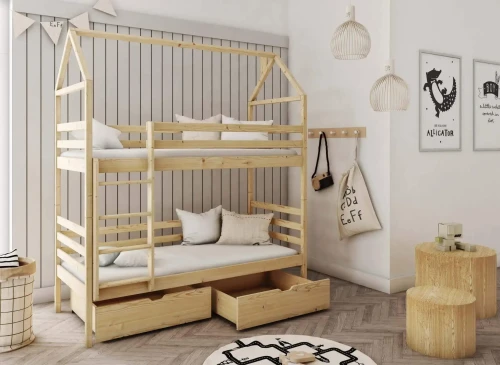 ALEX 80x180 pin lit superposé Lano Meubles