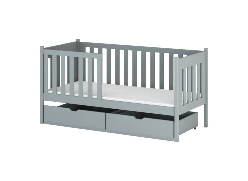 ALICJA 80x160 gris lit enfant simple Lano Meubles