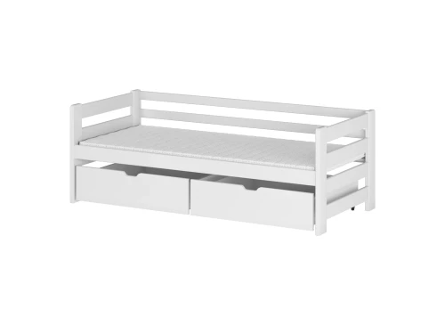 ERGO 80x190 blanc lit enfant simple Lano Meubles