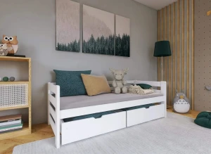 ERGO 90x180 blanc lit enfant simple Lano Meubles