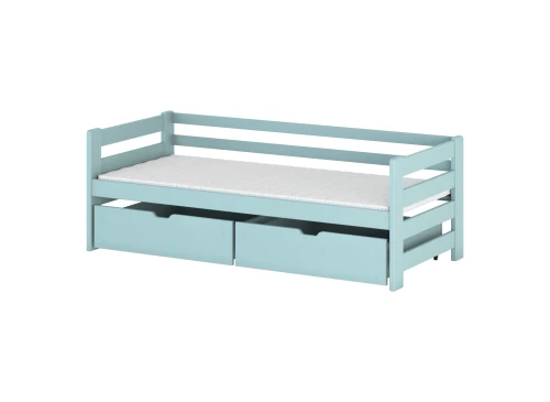 ERGO 90x200 bleu lit enfant simple Lano Meubles