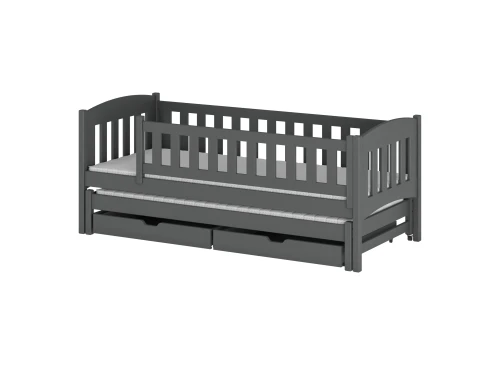 AMELKA 80x200 graphite lit gigogne Lano Meubles