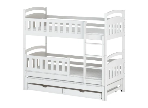 BLANKA 80x200 blanc lit superposé Lano Meubles