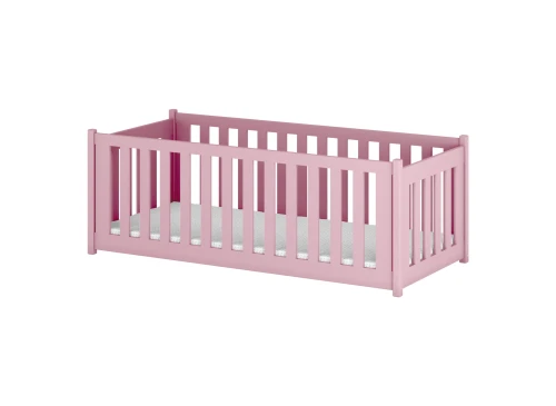 CONCEPT 80x200 rose parc lit Montessori au sol pour enfants Lano Meubles