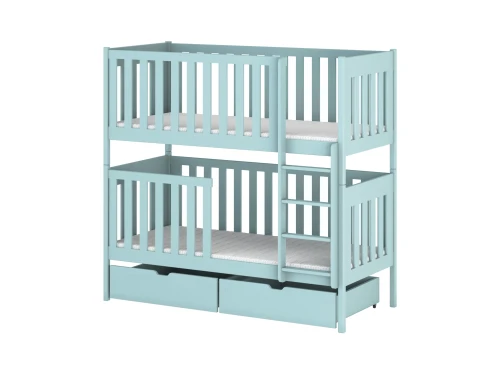 DAWID 90x200 bleu lit superposé Lano Meubles