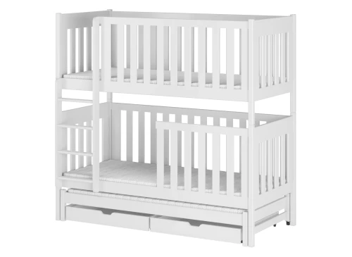 EMILKA 80x160 blanc lit superposé Lano Meubles