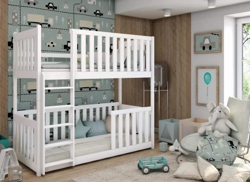 KONRAD 80x160 rose lit superposé Lano Meubles