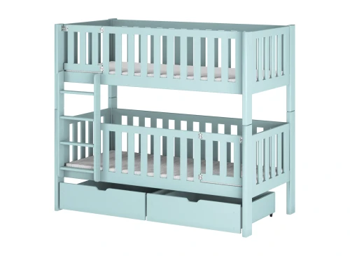 KSAWERY 80x180 bleu lit superposé Lano Meubles