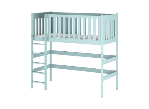 LAURA 80x160 bleu lit enfant simple mezzanine Lano Meubles
