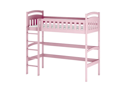 MIA 80x190 rose lit enfant simple mezzanine Lano Meubles