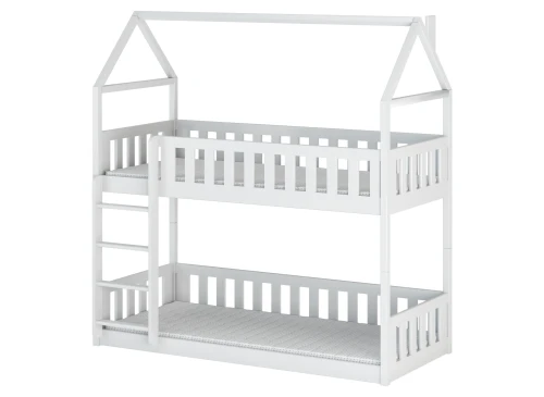 POLA 90x200 blanc lit superposé Lano Meubles