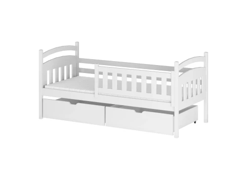 TERRY 80x160 blanc lit pour enfant simple Lano Meubles