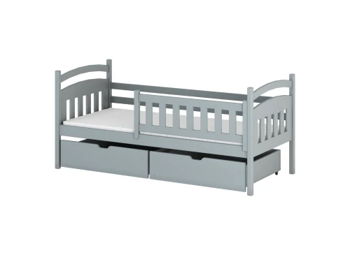 TERRY 80x170 gris lit pour enfant simple Lano Meubles