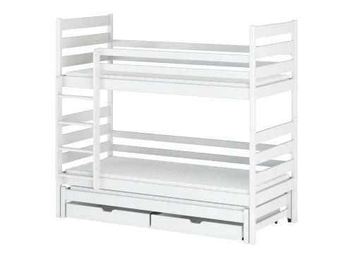 TOMI 90x200 blanc lit superposé Lano Meubles