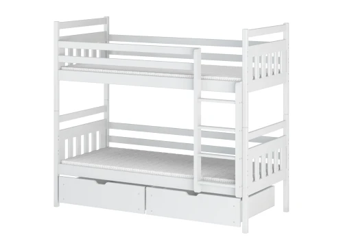 ADAŚ 80x160 blanc lit superposé Lano Meubles