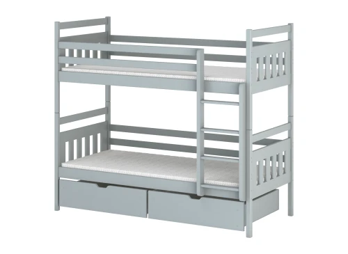ADAŚ 80x160 gris lit superposé Lano Meubles