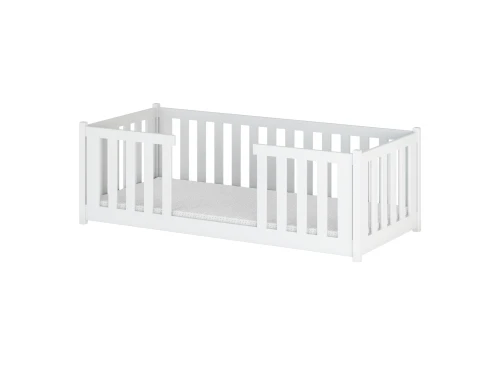 FERO 80x190 blanc lit Montessori au sol pour enfants Lano Meubles