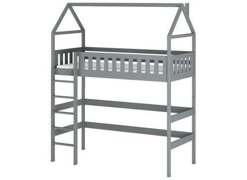 OTYLIA 90x200 gris lit enfant simple mezzanine Lano Meubles