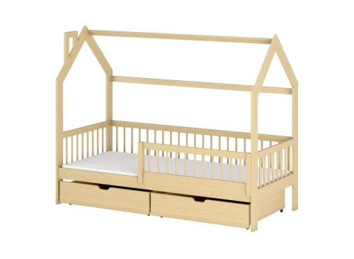 OSKAR 90x200 pin lit cabane enfant Lano Meubles