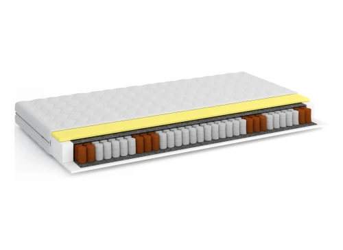 LUNO 70x130 matelas moyen-dur 19 cm à ressorts ensachés avec insert en visco Lano Meubles