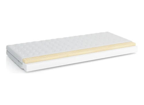 MAJORKA 90x190 matelas moyen-moelleux 8 cm en latex et mousse Lano Meubles