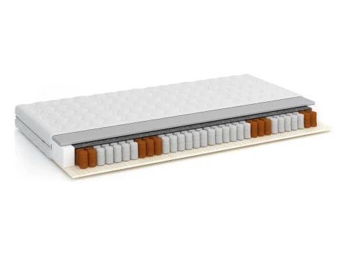OSLO 90x190 matelas à ressorts ensachés 19 cm mi-ferme avec insert en latex Lano Meubles