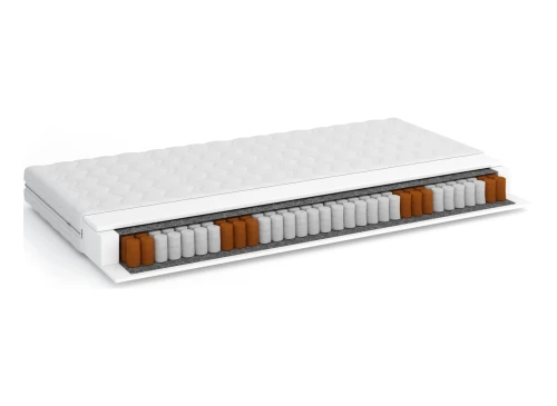 PASS 70x130 matelas à ressorts ensachés 18 cm mi-ferme Lano Meubles