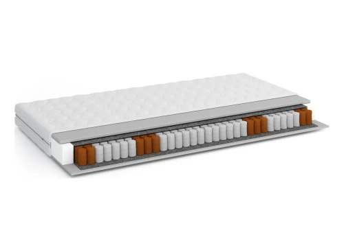 PRAGO 80x200 matelas à ressorts ensachés 19 cm mi-ferme Lano Meubles
