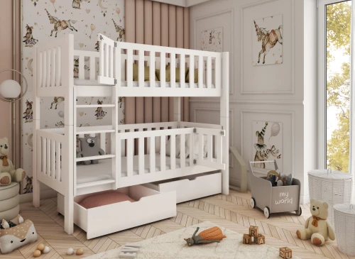 KONRAD 90x180 graphite lit superposé Lano Meubles