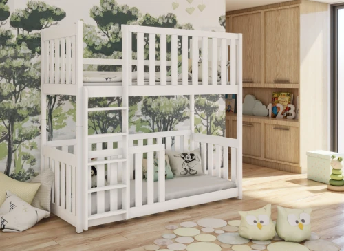 KONRAD 80x200 rose lit superposé Lano Meubles