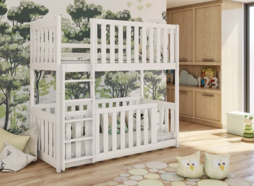 KONRAD 80x200 rose lit superposé Lano Meubles