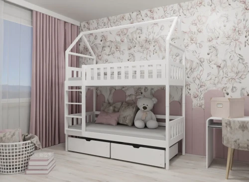 GAJA 80x170 blanc lit superposé Lano Meubles