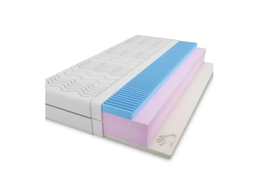 TEBE 70x130 moyen ferme 17 cm matelas en mousse avec mousse visco Lano Meubles