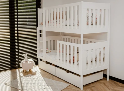 DAWID 80x180 blanc lit superposé Lano Meubles