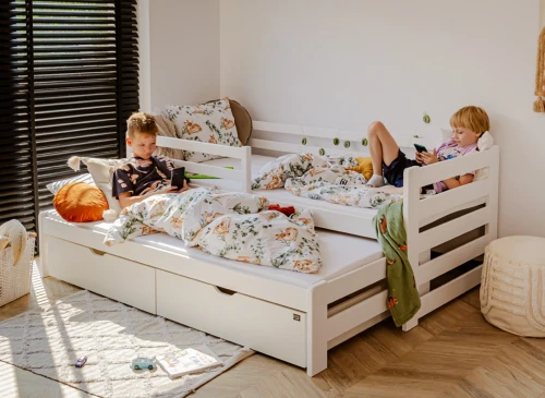 SENSO 80x160 blanc lit gigogne Lano Meubles