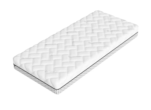 SPA 90x200 moyen ferme 13 cm matelas en mousse à motifs avec propriétés antibactériennes Lano Meubles