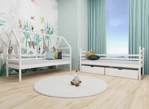 ALEX 90x200 bleu lit superposé Lano Meubles