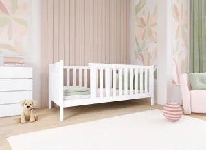 LAURA 80x190 rose lit enfant simple mezzanine Lano Meubles