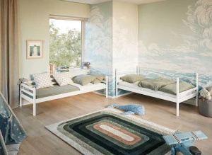 NICO 80x180 gris lit superposé Lano Meubles