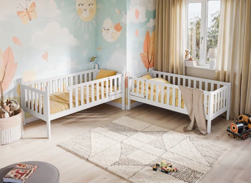 KSAWERY 80x180 gris lit superposé Lano Meubles