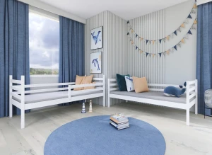 NEMO 80x170 bleu lit superposé Lano Meubles