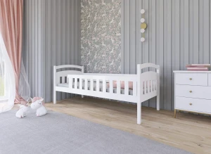 MIA 80x190 rose lit enfant simple mezzanine Lano Meubles