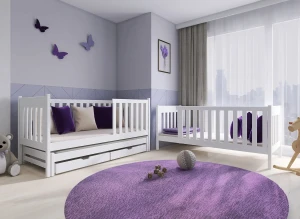 EMILKA 90x180 rose lit superposé Lano Meubles