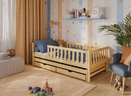 COLA 80x200 pin lit superposé Lano Meubles